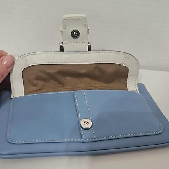 Coach Soho Light Blue w/ White - Picture 3 of 7